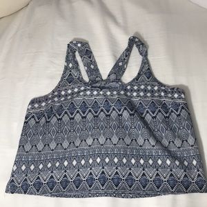 CHARLOTTE RUSSE BLUE BLOUSE